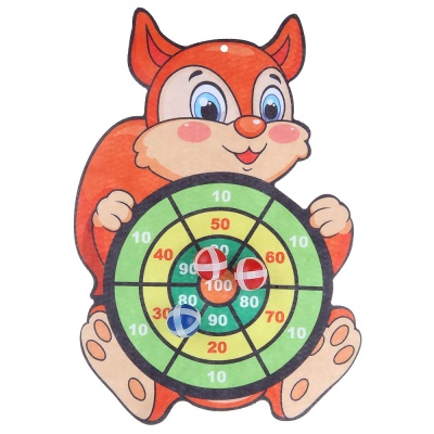 Дартс мягкий Белочка 3 мячика Veld Co 112678 1